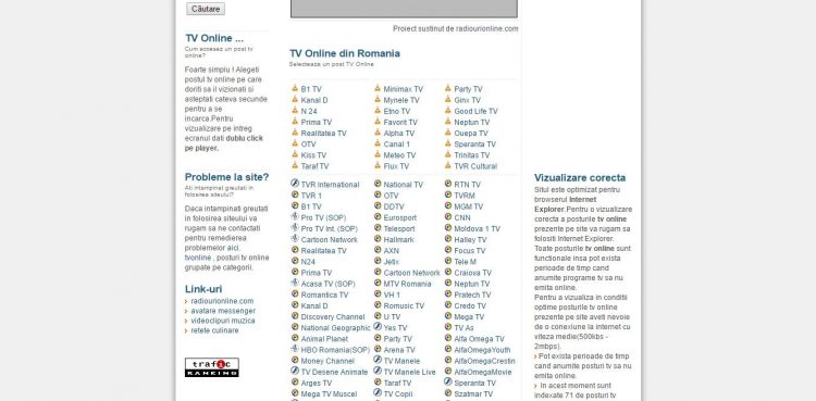 PROGRAME TV ONLINE SCARICARE