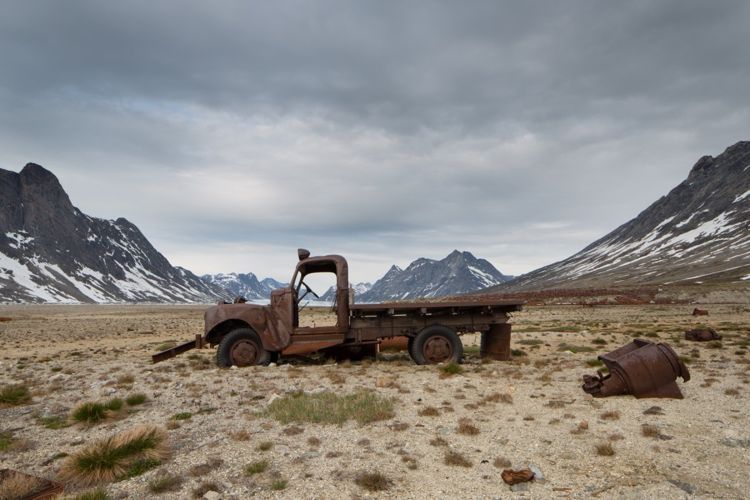 camion parasit in Groenlanda