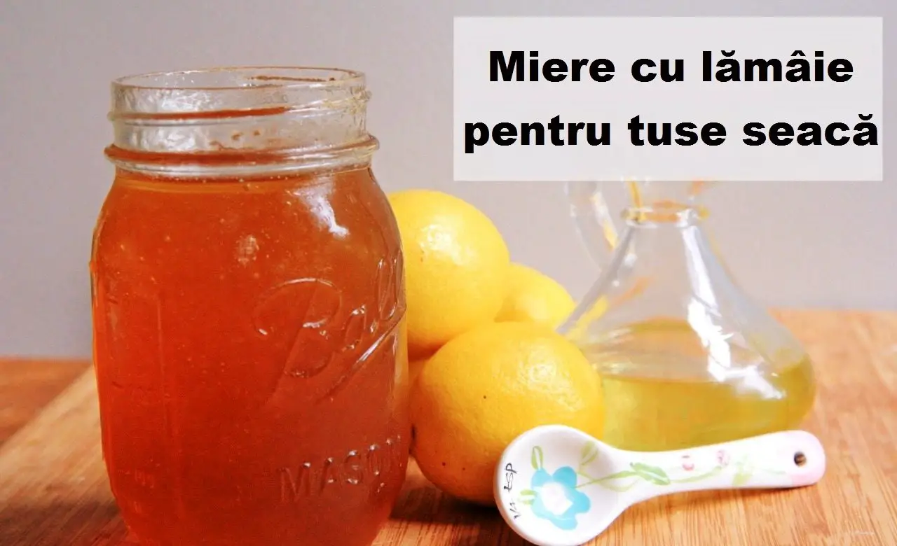 sirop miere cu lamaie pentru tuse uscata