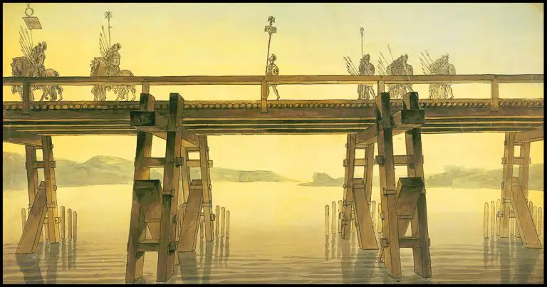 Podul lui Cezar peste Rin: Construit în 10 zile și distrus după 18